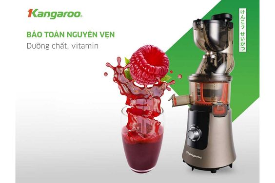 Máy ép chậm Kangaroo KG200SJF bảo toàn dưỡng chất